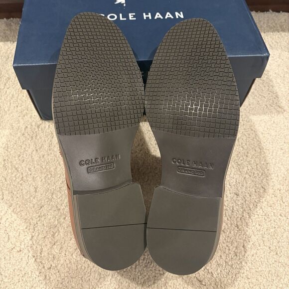 NIB Cole Haan Men\'s Modern Essentials Wing Oxford Shoe British Tan 10M EU 43 main image 4